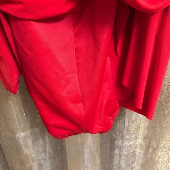 Magicsuit Bianca Rouge Red Swimsuit One Piece Shorts Romper 22W NWT - Picture 8 of 13